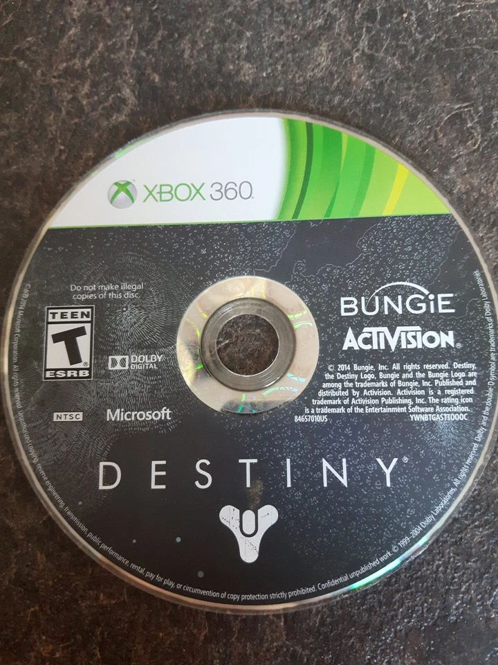 Destiny 2014 Xbox 360 Game Good Condition (Disc Only) - Image 1 of 1