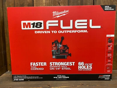 Milwaukee M18 FUEL 1-1/2" Lineman Magnetic Drill High Demand Kit | 2788-22HD - Image 1 of 4