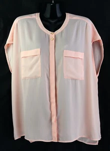 Bluse mit Knöpfen Gr. 46 Rose Damenbluse Hemd Tunika Oberteil RPW - Bild 1 von 1