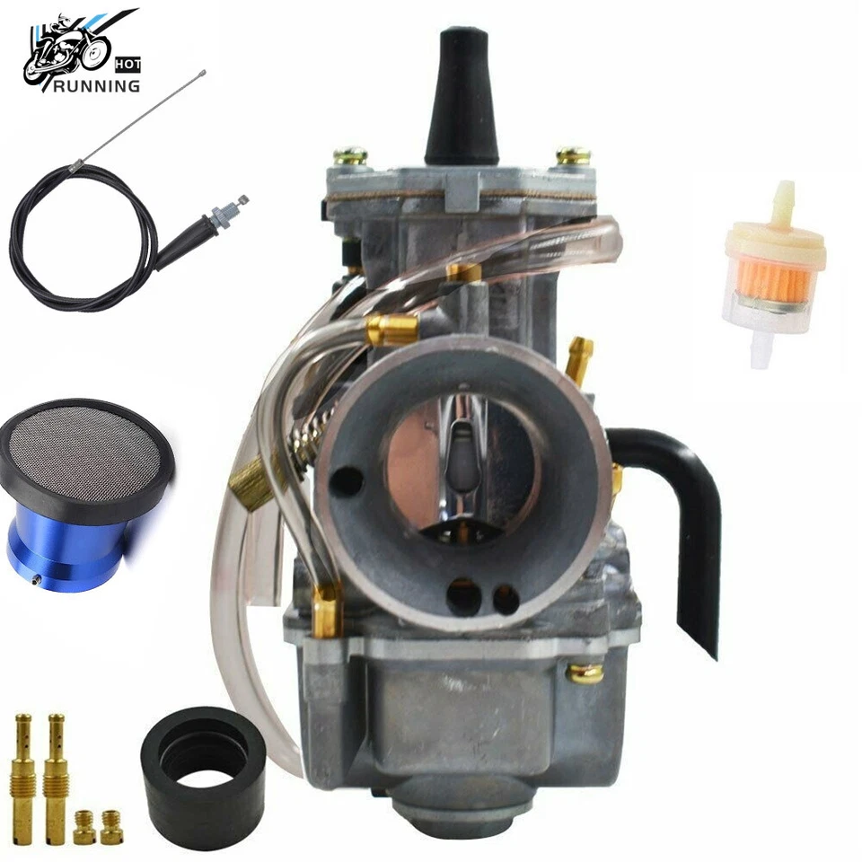 Carburador de carburador y cable de acelerador PWK28MM y filtro de aire para Honda CR80 CR85R CR125 Foto 1 de 4