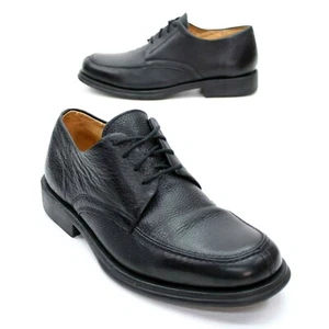 Sandro Moscoloni Men's 12 D Vineyard Black Split Toe Lace-up Dress Moc Oxfords - Picture 1 of 12