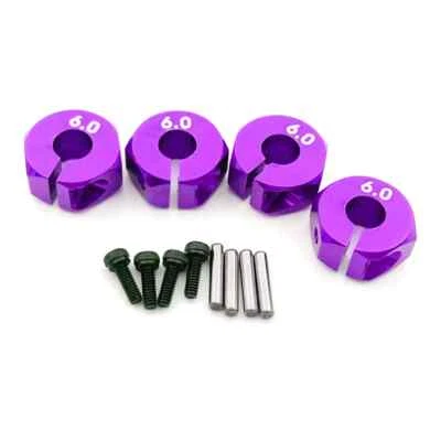 4 Pcs Aluminum 5/6/7mm Thickness Wheel Hex For RC Crawler Trucks HSP Tamiya Part - Image 1 of 4