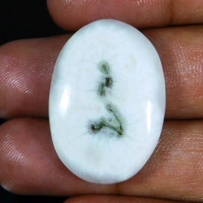 33,65 quilates. Cuarzo solar blanco calidad natural ovalado cabujón piedra pr... - Imagen 1 de 3