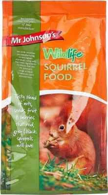MR JOHNSON'S Mr Johnsons Squirrel Food Wildlife Wild Outdoor Small Animal Mixed 900g Bag