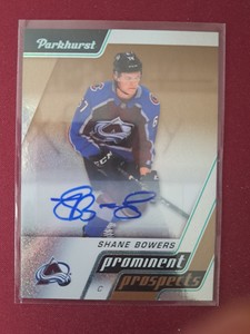 2020-21 Shane Bowers ROOKIE GOLD AUTOGRAPHS PARKHURST #PP16 Colorado Avalanche