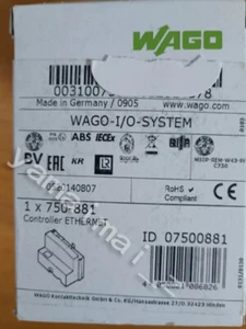 1 Stück Neu Wago 750-881 SPS-Modul Schneller Versand - Bild 1 von 4