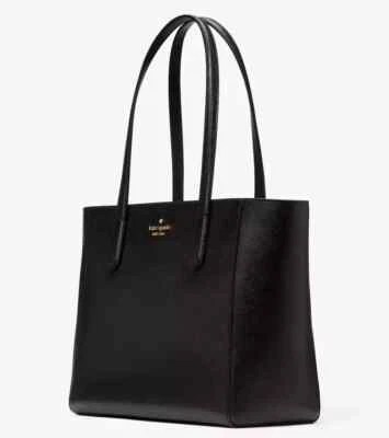 Kate Spade Staci Black Saffiano Leather Tote Bag KG473 Purse Handbag NWT $359 FS - Image 1 of 4