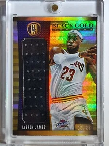 2015 Gold Standard LeBron James #PATCH /25 Game Worn Jersey - Ready to Grade - Picture 1 of 4