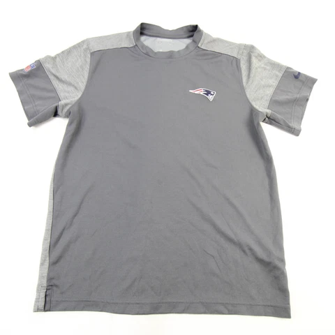 New England Patriots Nike NFL On Field Apparel Dri-Fit Short Sleeve Shirt Cover