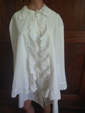 Camicia matinée, inizi 20° secolo, in cotone, taglia media, perfette condizioni