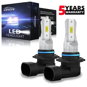 For Lexus LS400 1998-2000 LED Headlight Low Beam Bulbs Kit 6000K White 2Pcs - Picture 1 of 12