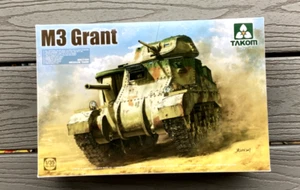 TAKOM 1/35 WW II BRITISH M3 GRANT MEDIUM TANK MODEL KIT W/ P/E PARTS # 2086 F/S - Bild 1 von 24