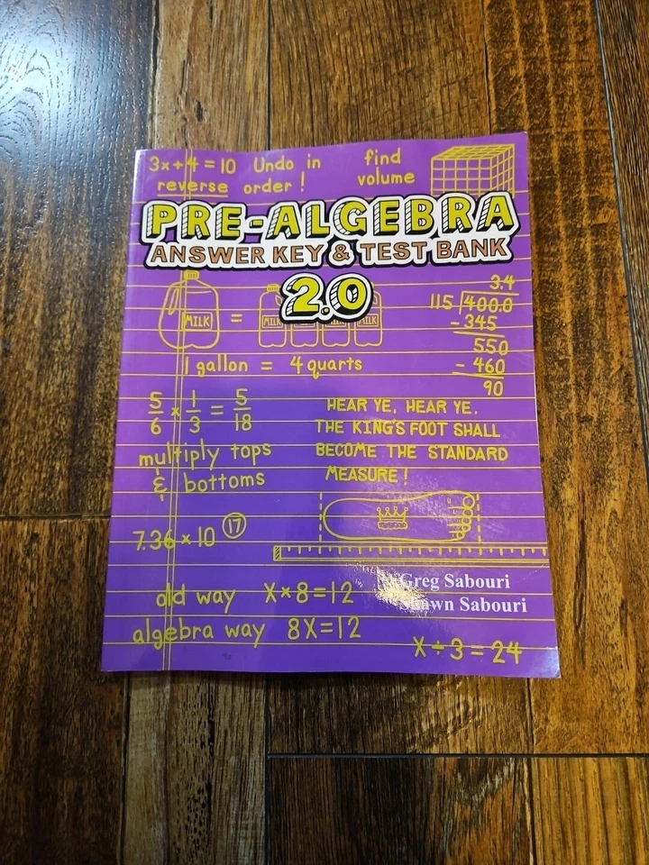 Teaching Textbooks Pre-Algebra Answer Key And Test Bank 2.0 Version - Image 1 of 1