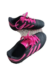 Adidas Predator Youth Soccer Cleats Black Pink Stripes Size 13 Kids. - Picture 1 of 6