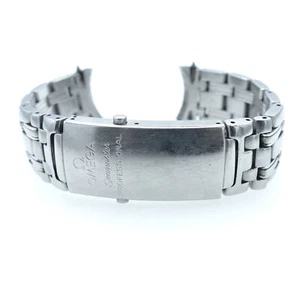 PULSERA OMEGA SEAMASTER PROFESIONAL ACERO INOXIDABLE 18MM CON ESLABONES FINALES #824 - Imagen 1 de 3