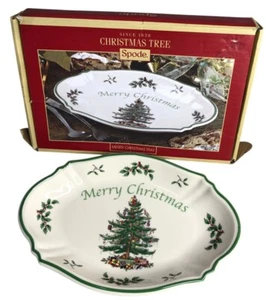 Spode Merry Christmas Oval Tray Platter 11" - Picture 1 of 4