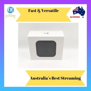 Apple TV 4K HDR 32GB (4th Gen) HD Media Streamer MR912X/A 1625 NEW Sealed - Picture 1 of 6