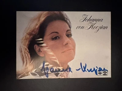 JOHANNA VON KOCZIAN Originalautogramm - Bild 1 von 2