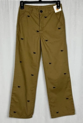Pantalones chinos Gymboree con estampado de avión talla 10 para niños Foto 1 de 4