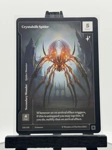Maravillas de la Primera Araña de Seda Cristal CCG 159/401 ¡Existencia Rara! - Imagen 1 de 1