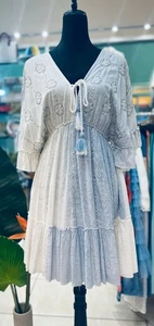 Vestido 100% algodón, hecho en India - Imagen 1 de 5