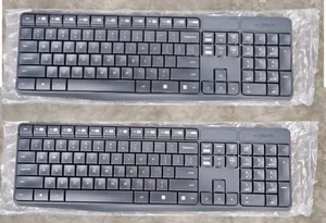 Pack of 2 - Logitech MK235 Wireless Keyboard ONLY, NO RECEIVER NO MOUSE. - Picture 1 of 4