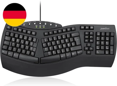 Perixx PERIBOARD-512 Ergonomische Tastatur - Geteiltes Tastenfeld - USB - Empfoh - Bild 1 von 4