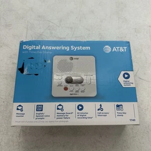 NOWY AT&T 1740 Cyfrowy system sekretarki ze znaczkiem czasu i dnia biały nowy w pudełku - Zdjęcie 1 z 4