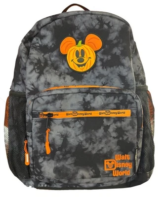 2025 Walt Disney World Parks Halloween Mickey Mouse Pumpkin Full Size Backpack - Image 1 of 2
