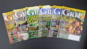 Grit Magazine Whole Year 2017 Complete Lot Of 6 Issues Gardening Livestock Farm - Picture 1 of 8