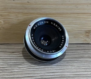 Isco Göttingen Westron f3.5 35mm Wide Angle Lens 39mm M39 For Braun Paxette - Picture 1 of 14