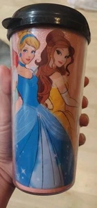Disney Princess Tumbler Ariel Cinderella Belle 12 Oz - Picture 1 of 4