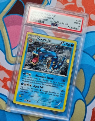 Gyarados Ancient Origins Champions Tin Exclusive Cosmos Promo - LOW POP - PSA 9 - Image 1 of 2