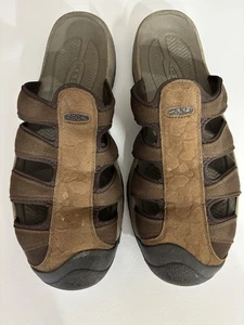 Keen Men's Aruba Slide Sandals Brown Size 12 Good Condition - Picture 1 of 7