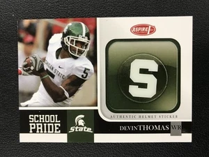 2008 SAGE Aspire #SP-4 Devin Thomas Michigan State Spartans Helmet Sticker - Picture 1 of 2