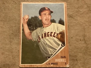 1962 Topps Earl Averill Jr High Number #452 - EX - Corner Wear - No Creases - Bild 1 von 2