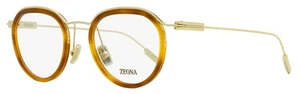 Zegna Floating Oval Eyeglasses EZ5289 053 Blonde Havana/Gold 49mm - Picture 1 of 3