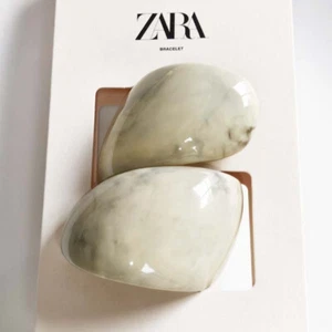 Brazalete Zara envolvente de resina llamativo brazalete retro para mujer fiesta vacaciones joyería regalo - Imagen 1 de 5