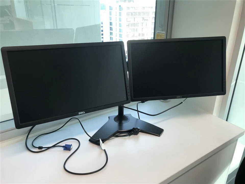 Dual Monitor Dell P2417H 24" IPS WLED FHD 1080p Monitor - image 1 of 1