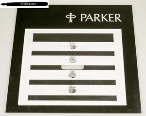 Parker Pen Tray for 4 Pens in Black-White - Picture 1 of 4
