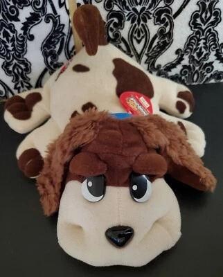 Cachorros de una libra ladrando cachorros Happy Waggin 10" Jakks Pacific 2000 usados en excelente estado marrón tostado Foto 1 de 4