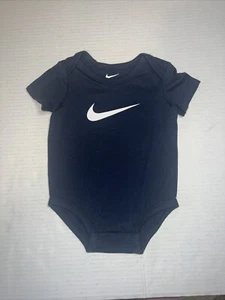Nike One Piece Infant Navy Bodysuit Size 6 Months -New - Picture 1 of 3