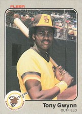 1983 Fleer #360 Tony Gwynn RC   Card TCCCX