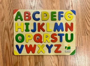 Wooden Alphabet Puzzle for Children - Picture 1 of 3