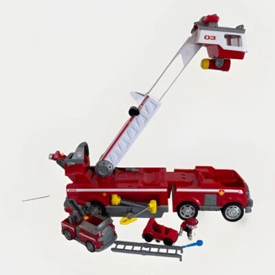 Paw Patrol Ultimate Rescue Fire Truck Light & Sound With Projectile Ladder Lot - Image 1 of 4