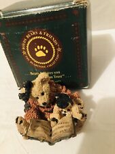 Boyds Brown Bear & Friend Agatha & Shelly Scardy Cat figurine 1994