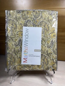 NIP Set Of 2 Martha Window Panels Calais Paisley by Martha Stewart 50x84 Curtain - Picture 1 of 3