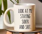 Sober Mug Sobriety Gift For Man Woman Sober Life Gift Narcotic Rehab Gift One Ye