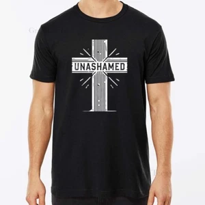 Unashamed Cross T-shirt, Unashamed Christian Shirt, Christian Gift Ideas - Picture 1 of 2