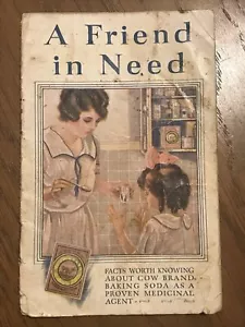 1922 Cow Brand Baking Soda Advertising Medicinal Uses For…. - Picture 1 of 8